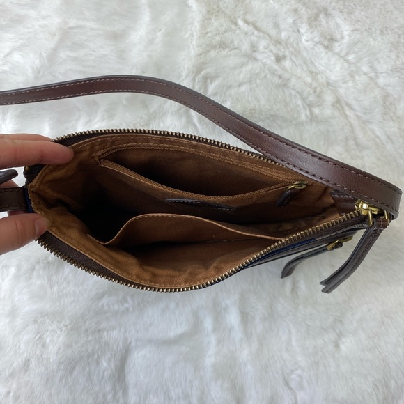 FOSSIL JENNA SMALL CROSSBODY FLORAL PURSE BAG - Picture 6 of 6